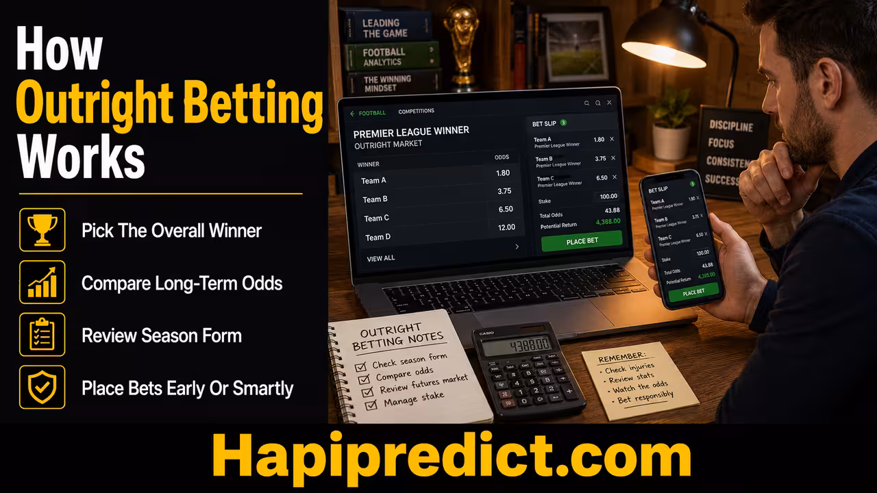 How Outright Betting Works And What Long-Term Markets Mean
