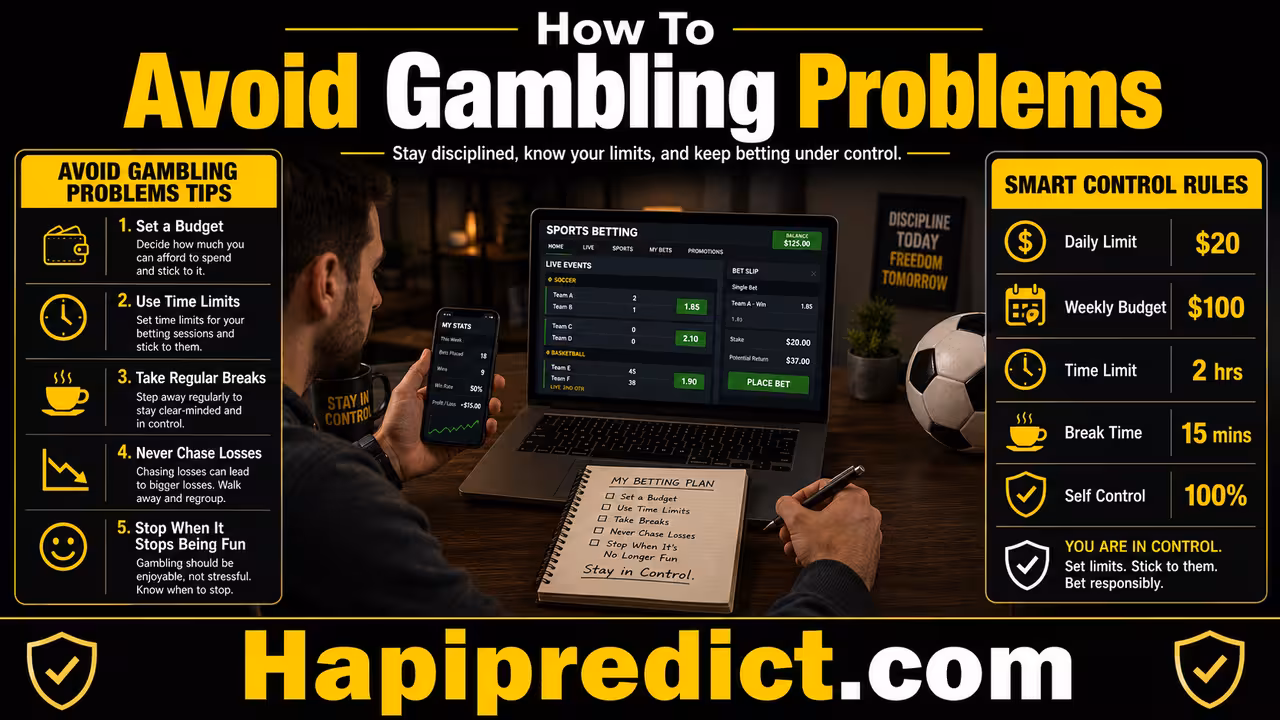 How To Avoid Gambling Problems